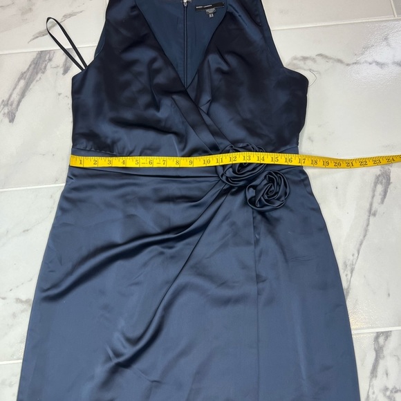 Maggy London silk  Navy blue dress - Picture 11 of 13